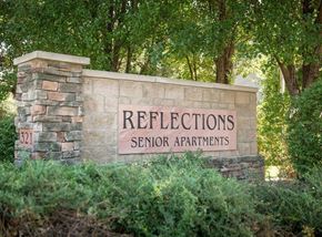 Fort Collins apartment for rent - Reflections Senior Apartments Monument Sign