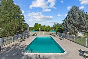 Boise apartment for rent - the swimming pool at woodland park apartments