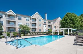 Wauwatosa apartment for rent - the preserve at ballantyne commons pool and apartment building