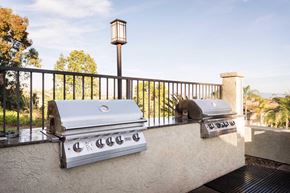 Laguna Niguel apartment for rent - Two built in BBQs on a balcony.
