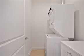 Montebello apartment for rent - a small laundry room with a washer and dryer in a house