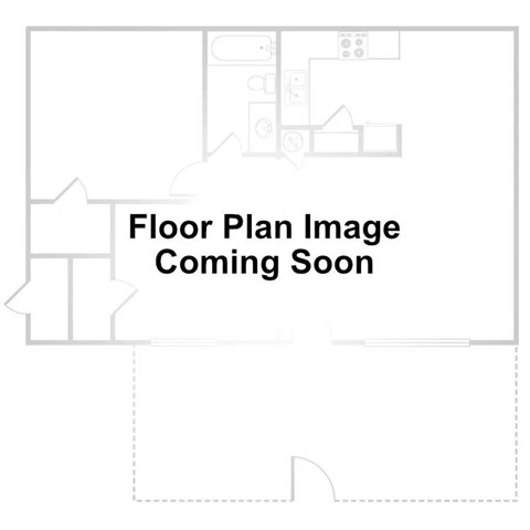 Floor plan for studio, 1 bath, 349 sqft