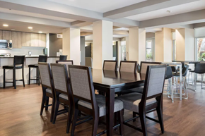 San Diego apartment for rent - a dining room table
