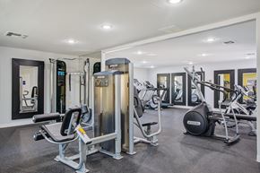 Manteca apartment for rent - A gym with a variety of equipment