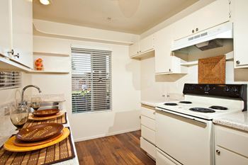 White cabinets with upgraded counters