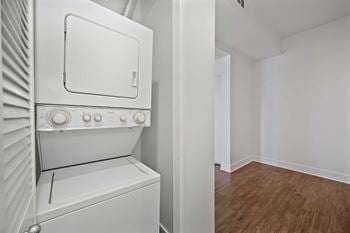 Benefit from an in-home washer and dryer