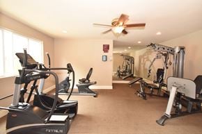 Oceanside apartment for rent - the gym at the Elan Village North.