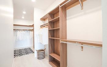 Walk-in & walk-through custom closets
