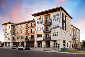 Denton apartment for rent - Apartments with a balcony and a covered entrance at H Squared Apartments, Denton, TX, 76201