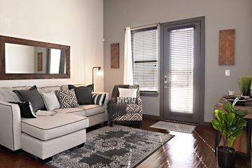 Denton apartment for rent - Living room at Epic Apartments, Denton