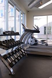 Denton apartment for rent - Our 24 hour fitness center at Epic Apartments, Denton, TX
