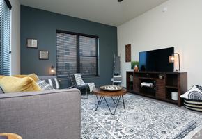Gainesville apartment for rent - Living Area at The Liberty Lofts, Gainesville, TX