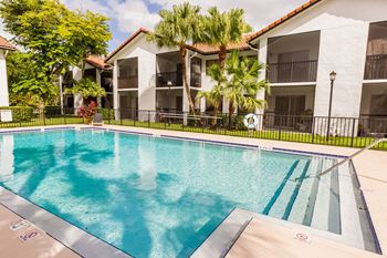 2 Pools with tanning decks