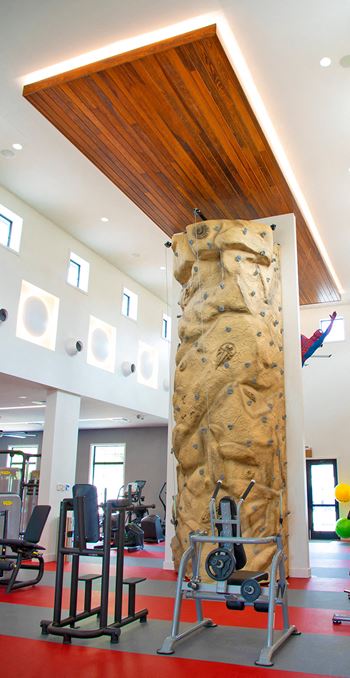 The rock wall
