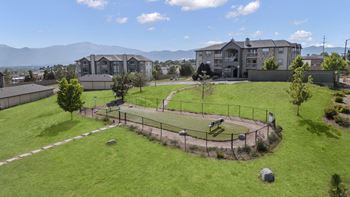 Top view of neighborhood