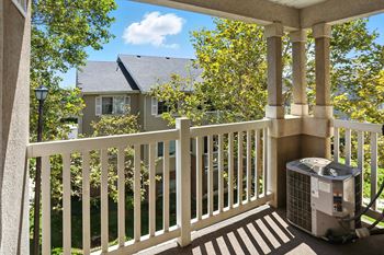Private balcony and patio
