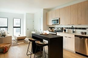 Bozeman apartment for rent - Modern Kitchen at Cannery Flats, Montana
