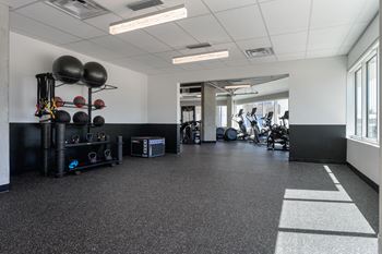 Large fitness center
