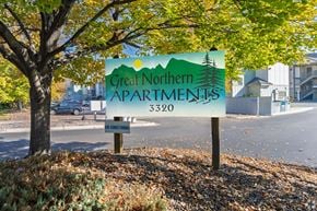Missoula apartment for rent - Property Sign at Great Northern, Missoula, MT, 59808