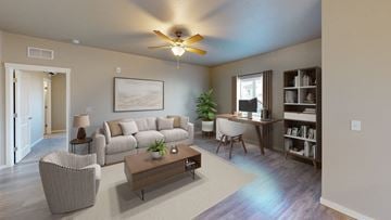 Nampa townhouse for rent - a living room with a couch and a table