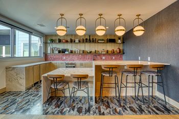 Resident lounges with fireplaces