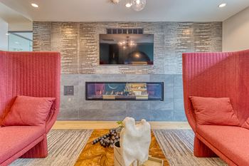 Resident lounges with fireplaces
