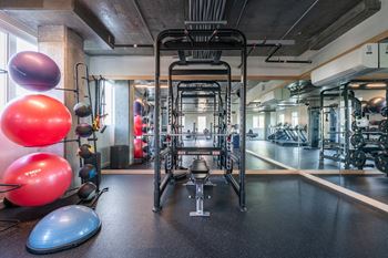 Modern fitness center