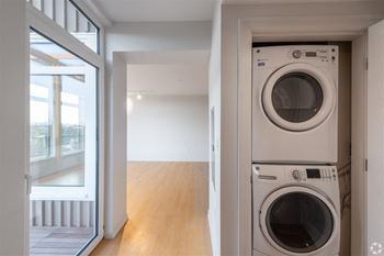 Washer and dryer in unit