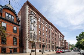 Albany apartment for rent - Row of red brick buildings at Willett Apartments, New York