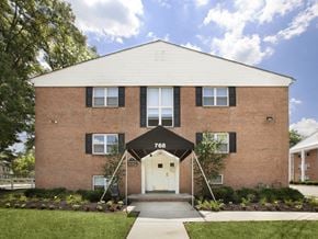 Rahway apartment for rent - A brick house with the number 768 on the front door.
