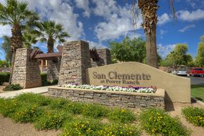 Gilbert apartment for rent - Property Sign at San Clemente Apartments, Gilbert, AZ, 85297