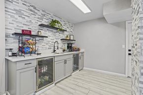 El Paso apartment for rent - the preserve at ballantyne commons apartment kitchen and wet bar