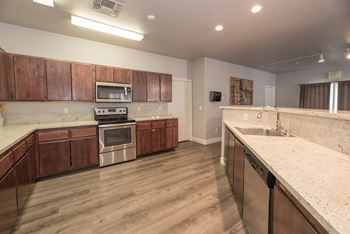 Autumn oaks clubhouse kitchen