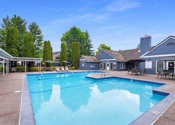 Blue cool pool