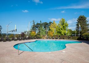 Clackamas apartment for rent - Pool & Sundeck at Crown Court Apartments, Oregon, 97015