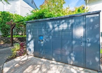 Self service package lockers