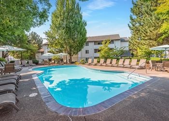 Pool view - in select homes*