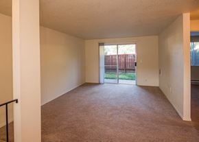 Portland apartment for rent - Unfurnished Living Area at Cedar Lane and Garden Glen, Portland, Oregon