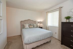 Sacramento apartment for rent - Model 2x2 primary bedroom at River Pointe, Sacramento, California