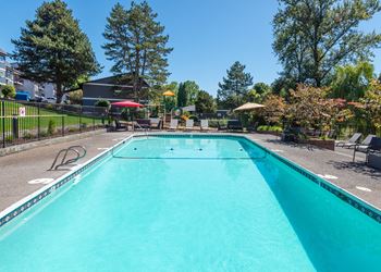 Large pool view
