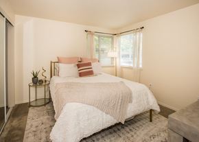 Beaverton apartment for rent - Model Primary Bedroom at St. Mary's Woods Apartments, Beaverton, OR