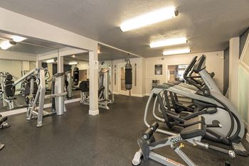 Fitness center equipment & mirrors