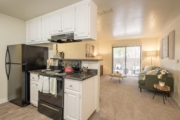 Spacious kitchens