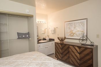 Built-in vanity in primary bedroom - in select homes*