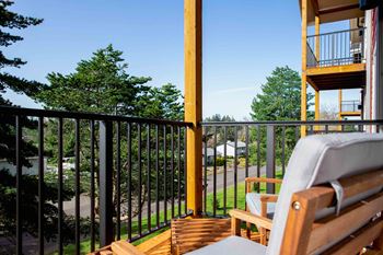 Recharge—your own private deck in select homes