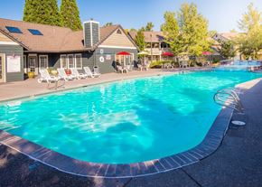Beaverton apartment for rent - Seasonal Pool at St. Mary's Woods Apartments, Beaverton, Oregon 97078