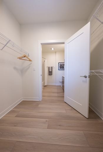 Oversized and walk-in closets