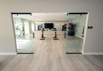 Fitness center with fitness on demand