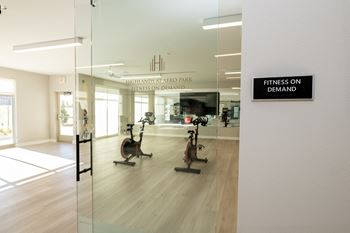 Fitness center with fitness on demand