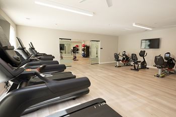 Fitness center with fitness on demand